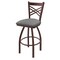 Holland Bar Stool Co 25" Swivel Counter Stool, Bronze Finish, Graph Seat 82025BZ020 - alternate 1